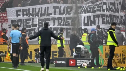 Detalj sa utakmice Leverkuzen - Frajburg (©AFP)