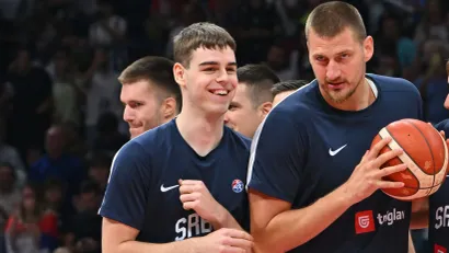 Nikola Topić i Nikola Jokić (©MNPress)