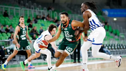 Detalj sa utakmice u Stožicama (©ABA liga/Filip Barbalić)