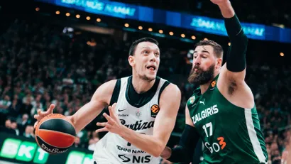 Tanasković i Valančijunas u duelu (© Dragana Stjepanović)
