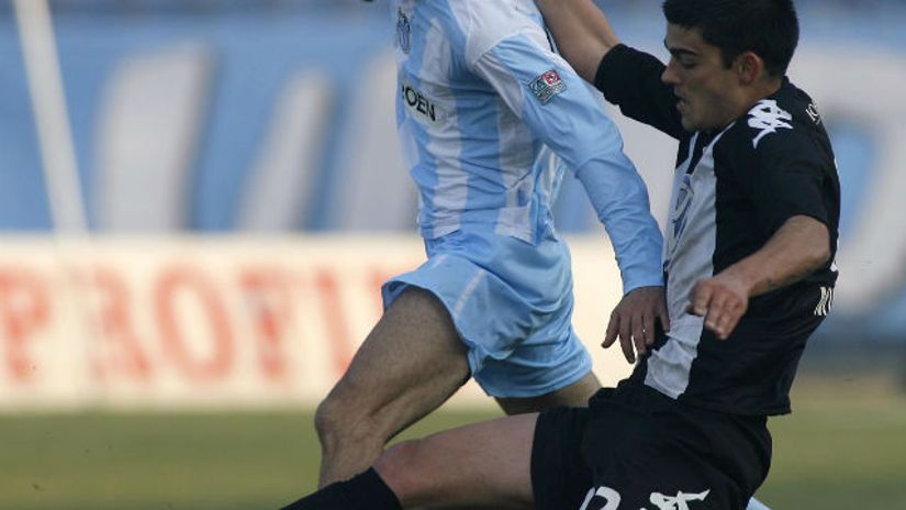 "Mihajlov i Babović na utakmici Partizan - OFK Beograd 3. decembra 2006."