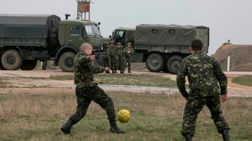 "Ruski vojnici na Krimu"