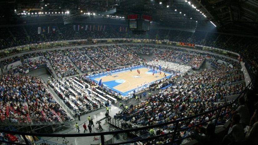 "Beogradska arena tokom Eurobasketa 2015."