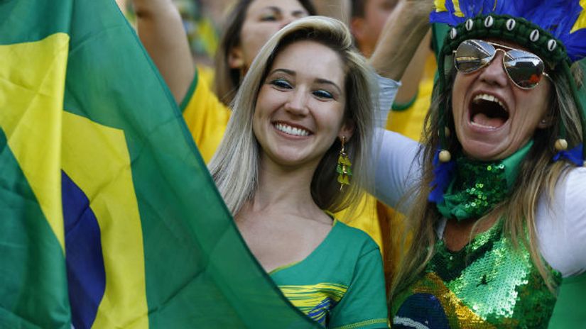 "Radosna navijačica Brazila"