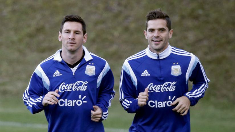 "Mesi i Gago na treningu Argentine"