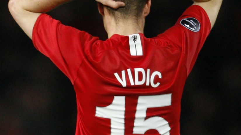 "Nemanja Vidić u dresu Mančestera"