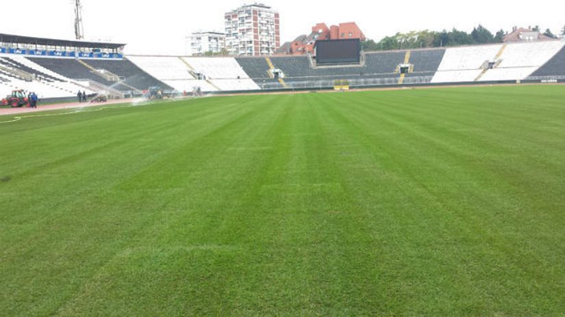 "Stadion Partizana snimljen u petak jutro"