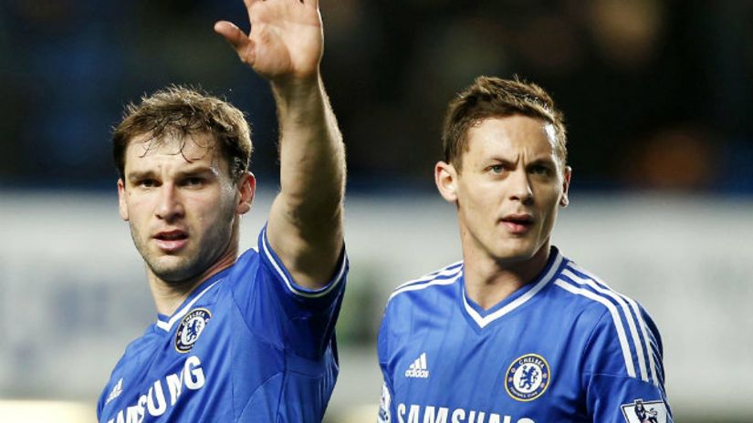 "Branislav Ivanović i Nemanja Matić"