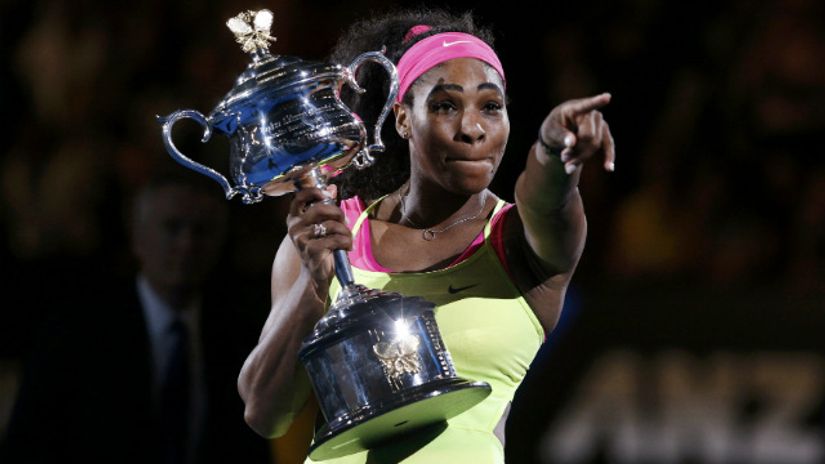 "Serena sa trofejom u Melburnu"