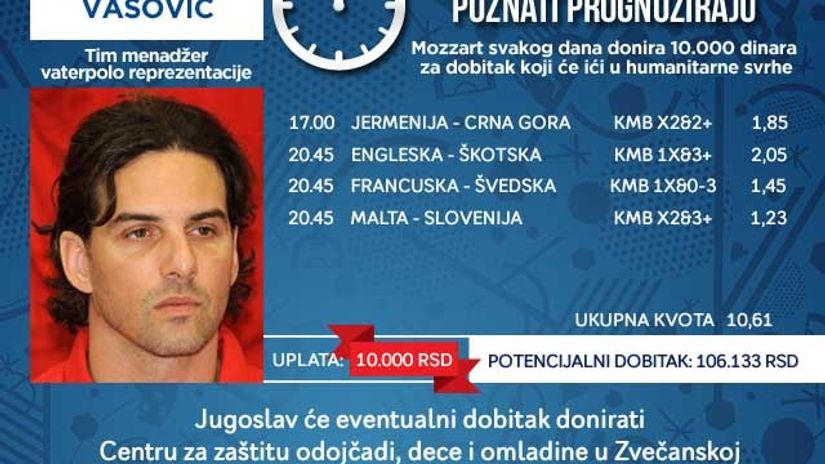 "Vasovićev humanitarni tiket"