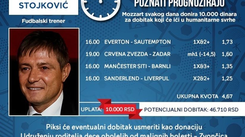 "humanitarni tiket Dragana Stojkovića"