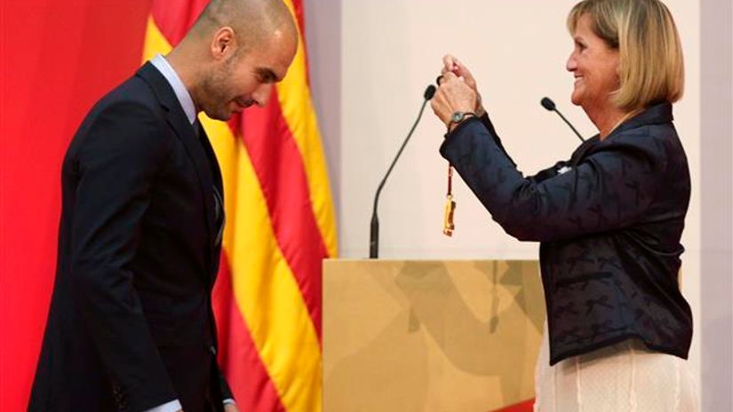 "Gvardiola prima zlatnu medalju u katalonskom parlamentu"