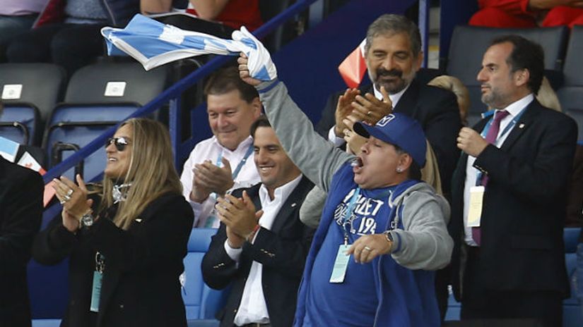 "Maradona na meču protiv Tonge"