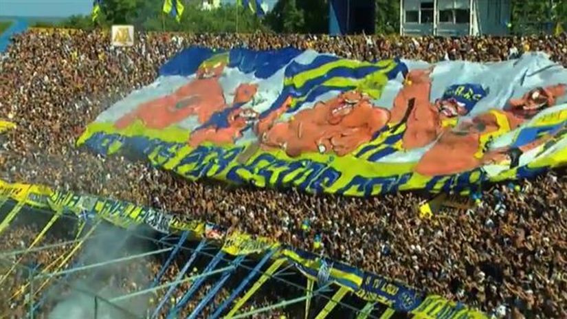 "Koreografija navijača Rosario Sentrala"