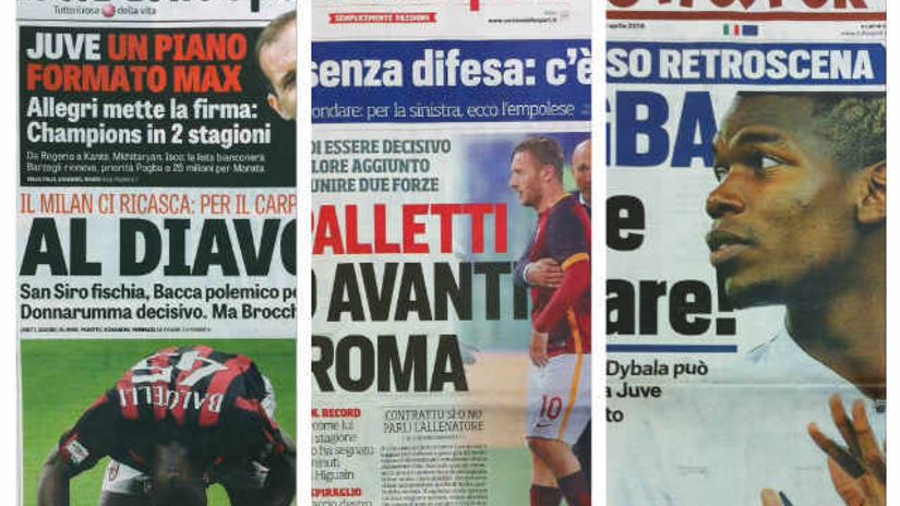 "italijanska sportska štampa"