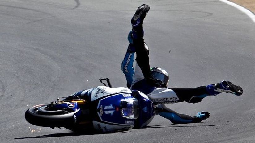 "Padovi su sastavni deo Moto GP trka"