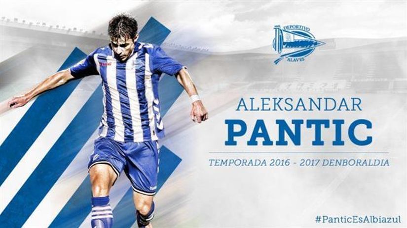 "Aleksandar Pantić na sajtu Alavesa"