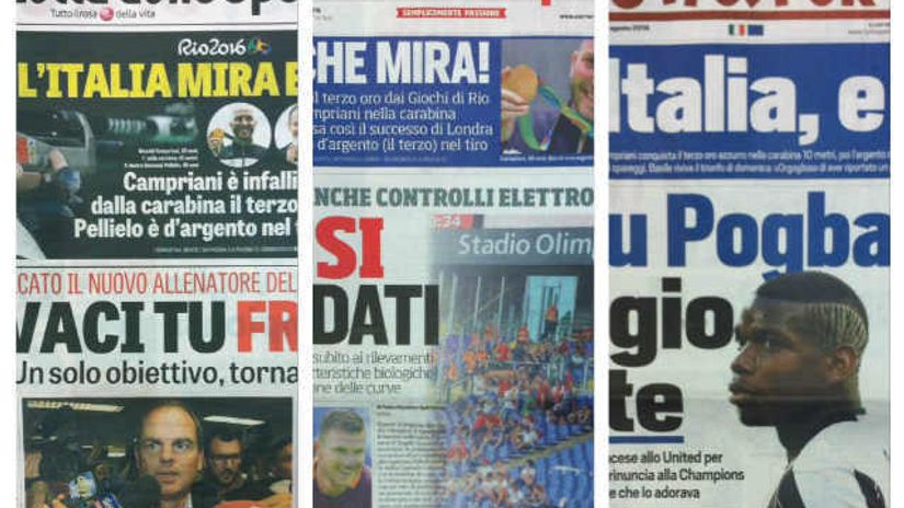 "italijanska sportska štampa"