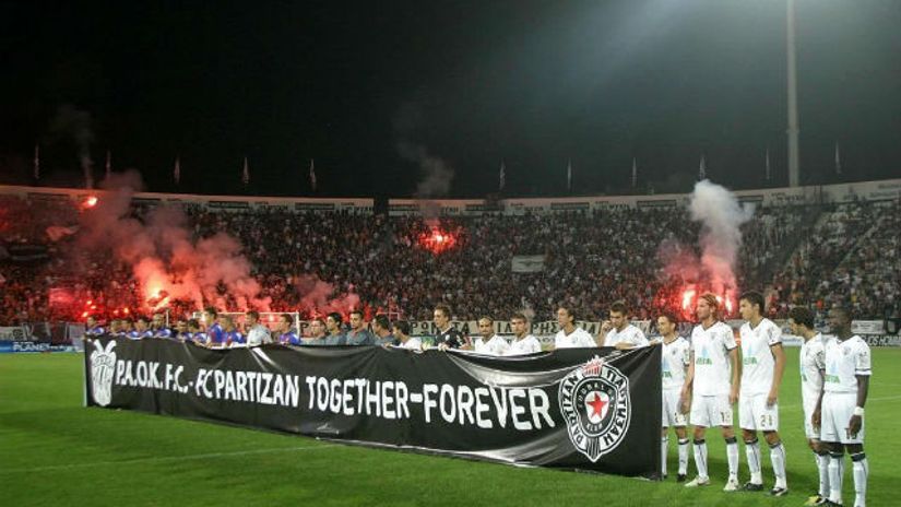 "Sa prvog meča PAOK - Partizan, 2008. godine u Solunu"