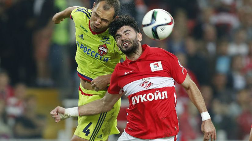 "Sergej Ignaševič (CSKA) i Serdar Taski (Spartak M)"