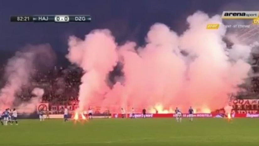 "bakljada Hajdukovih navijača"