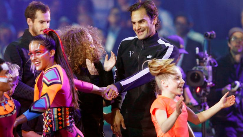 "Federer i Mari su malo plesali sa dečicom na kraju susreta"