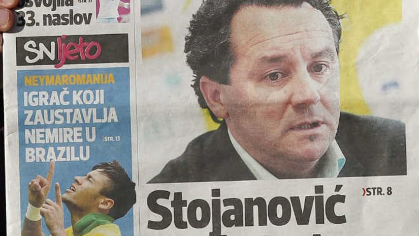 "Naslovna strana Sportskih novosti"