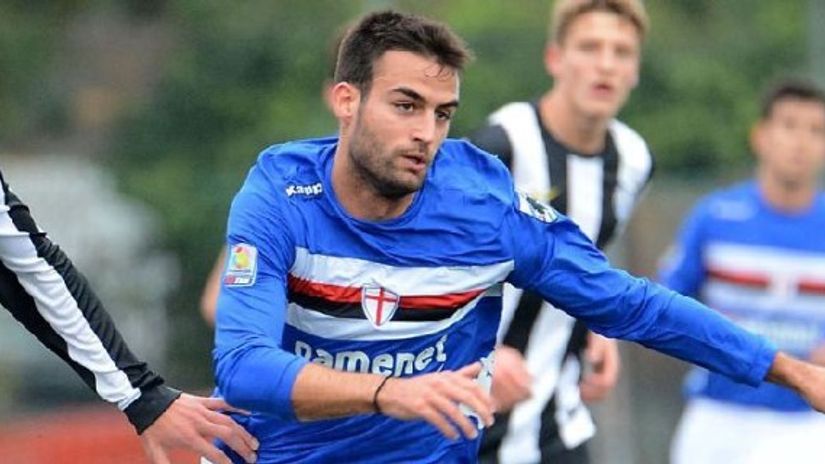 "Anđelko Savić u dresu Sampdorije"