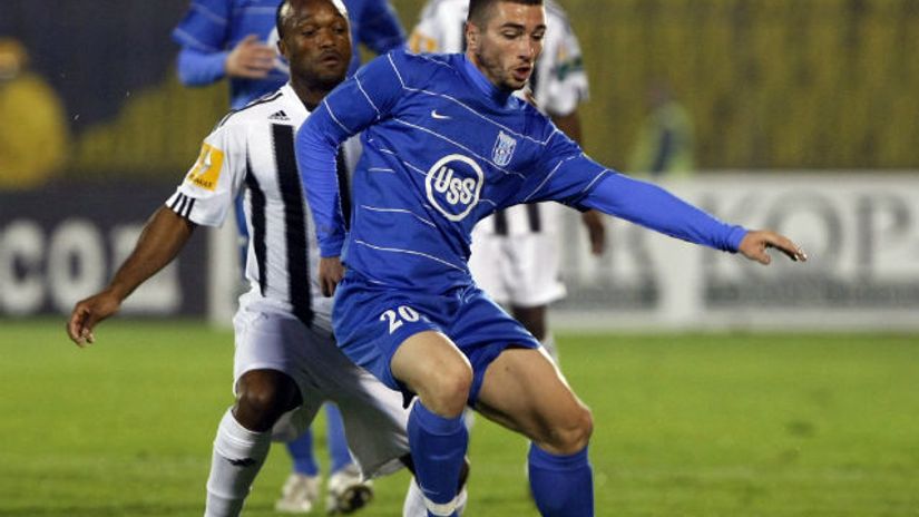 "Jerinić u duelu sa Moreirom iz Partizana 2010. godine"