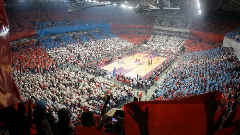 "Kombank Arena pred meč sa Olimpijakosom"