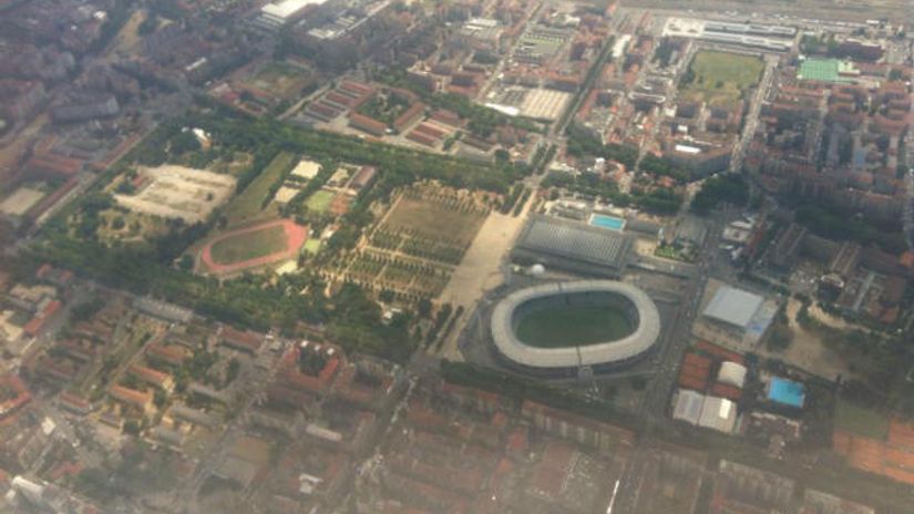 "Olimpijski stadion iz aviona"