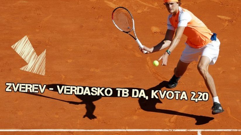 "Zverev igra protiv Verdaska"