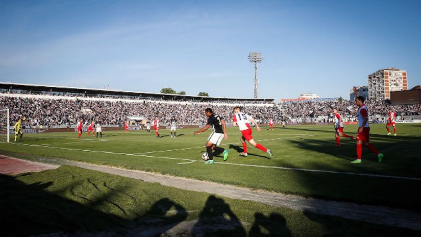 "Sa utakmice Partizan - Vojvodina"