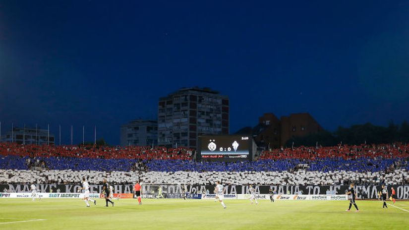 "Atmosfera sa utakmice Partizan - Budućnost"