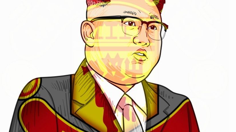 "Karikatura Kim Džong Una"