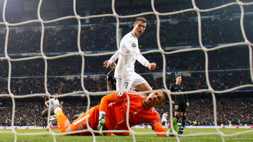 Kristijano Ronaldo i Alfons Areola