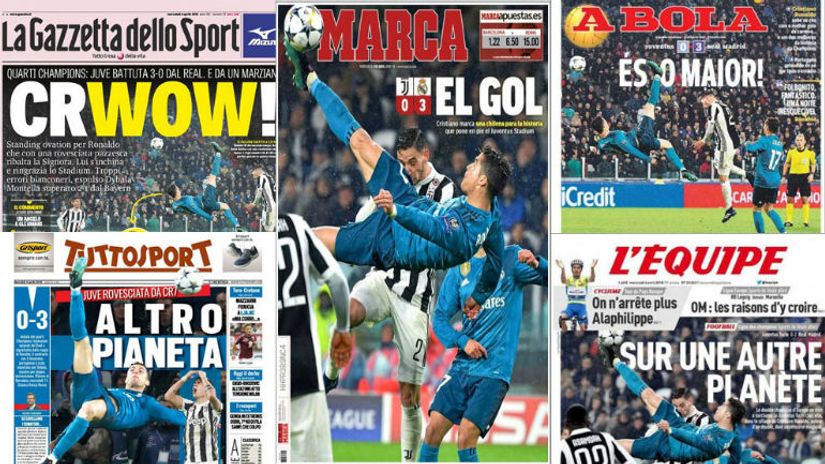 Naslovnice Marke, Gazete delo sport, Tutosporta, L'Ekipa i A Bole