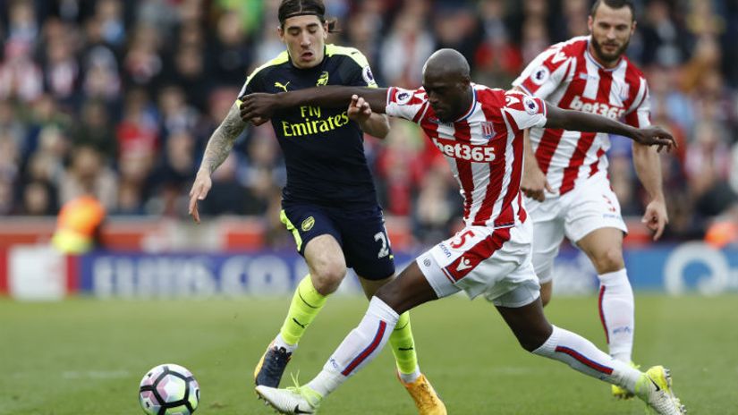Duel Beljerina (Arsenal) i Martinsa Indija (Stouk) iz prvog dela sezone