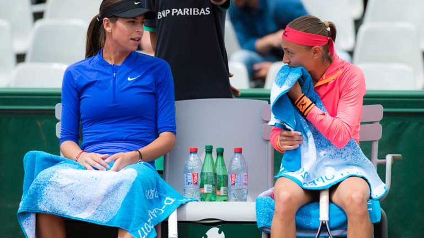 Ajla Tomljanović (levo) i Aleksandra Krunić