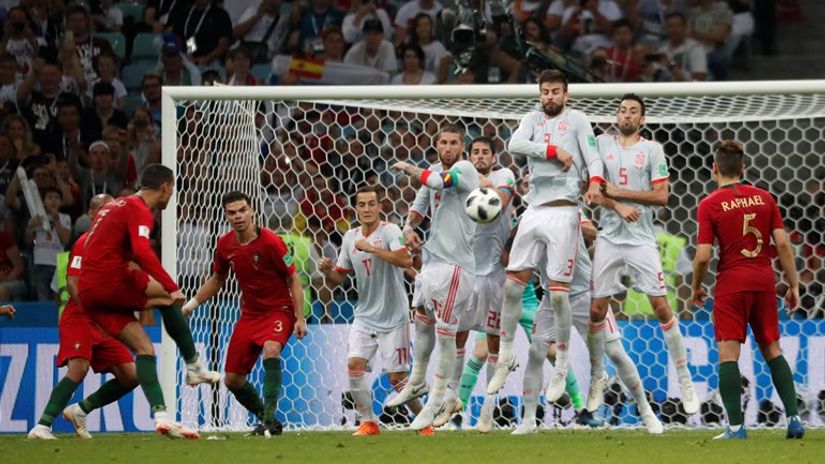 Treći gol Kristijana Ronalda (Portugalija) protiv Španije 