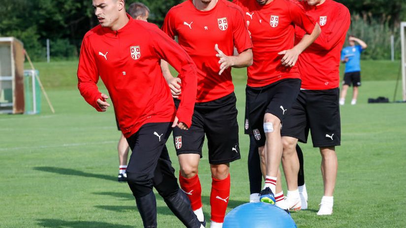Radonjić i Rodić na treningu reprezentacije