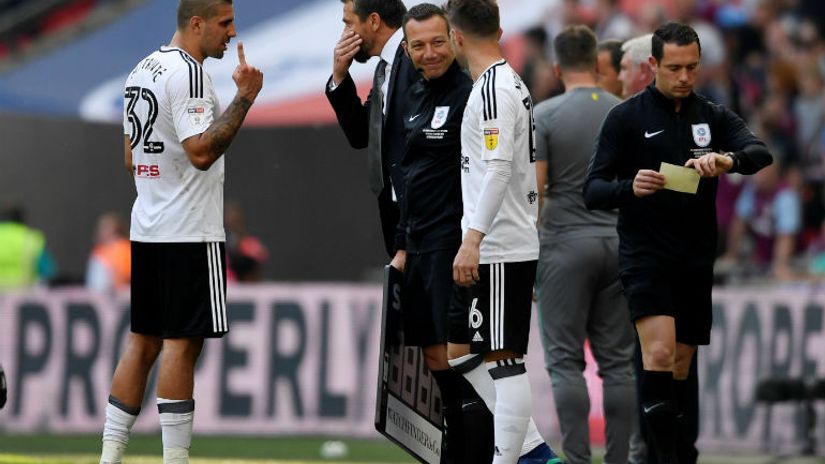 Aleksandar Mitrović i Slaviša Jokanović letos na Vembliju