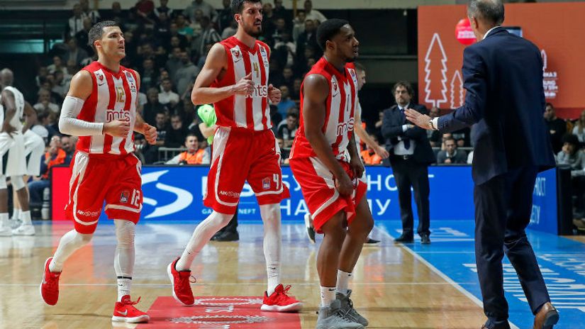 Beron, Kešelj i Regland sa trenerom Tomićem