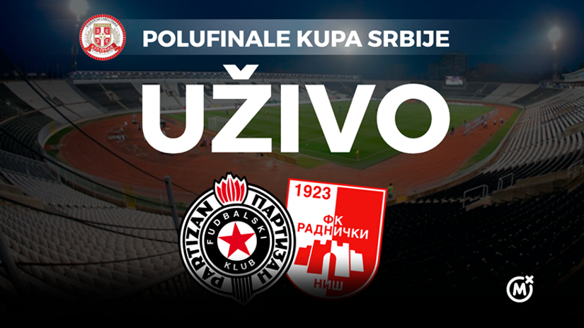 Uživo: Radnicki - Partizan 