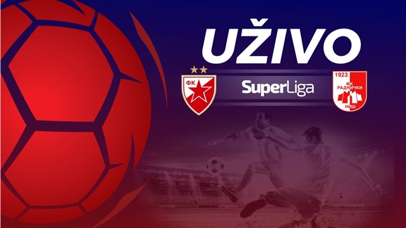 UŽIVO: Crvena zvezda - Radnički Niš 3:0