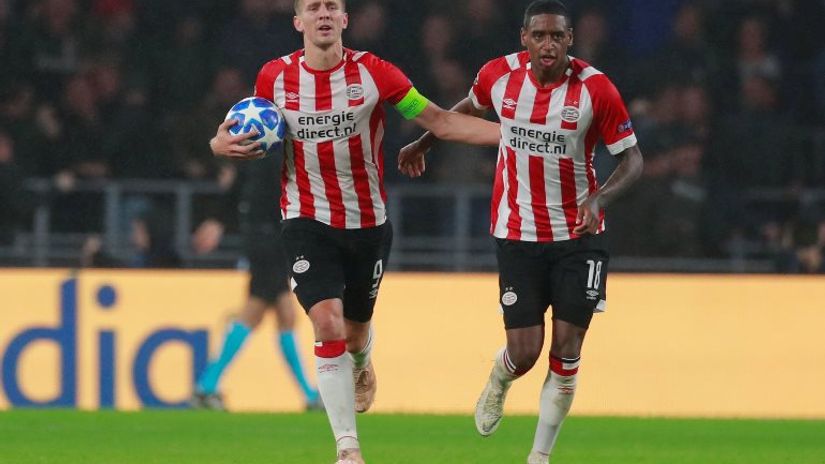 Luk de Jong i Pablo Rosario (PSV)