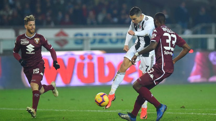 Kristijano Ronaldo na poslednjem sudaru sa Torinom