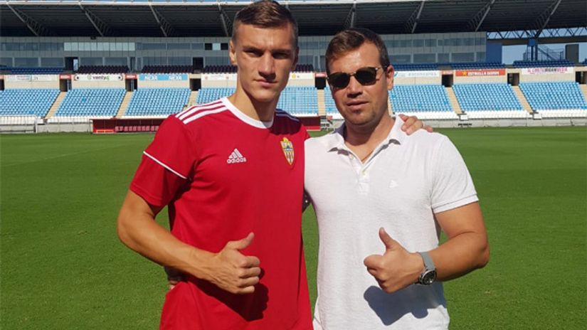 Maraš i Ostojić na stadionu Almerije