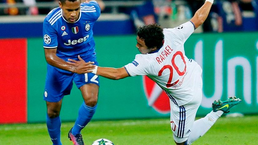 Aleks Sandro (Juventus) i Rafael (Lion)