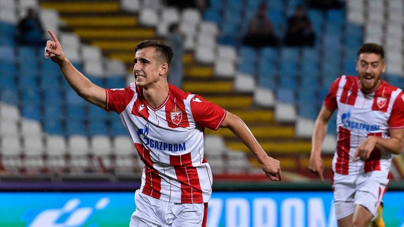 Radost Andrije Radulovića (©FK Crvena zvezda)